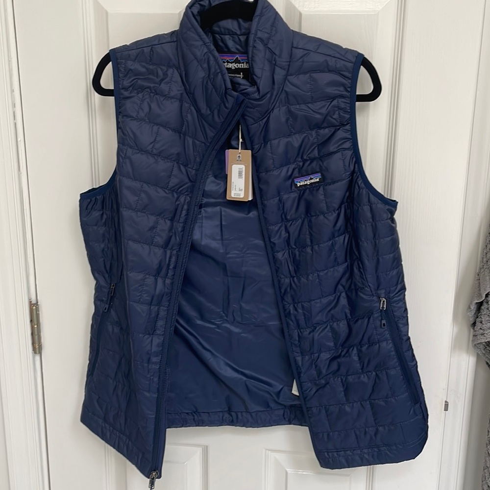 Patagonia Nano Puff Navy Vest, Size L